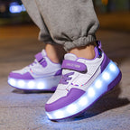 FlashRider Leuchtende Rollschuh-Sneakers – Ideal für Kinder mit Lichterspektakel