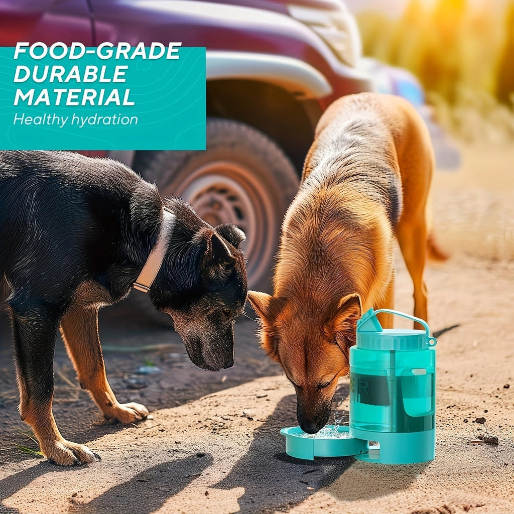 Große Kapazität 74oz Hundewasserflasche: Tragbare Schüssel für Outdoor-Abenteuer