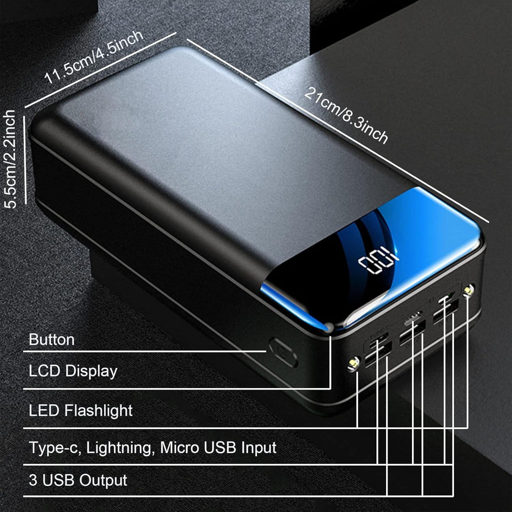 Ultimative Powerbank 50.000mAh – Schnell und Flexibel