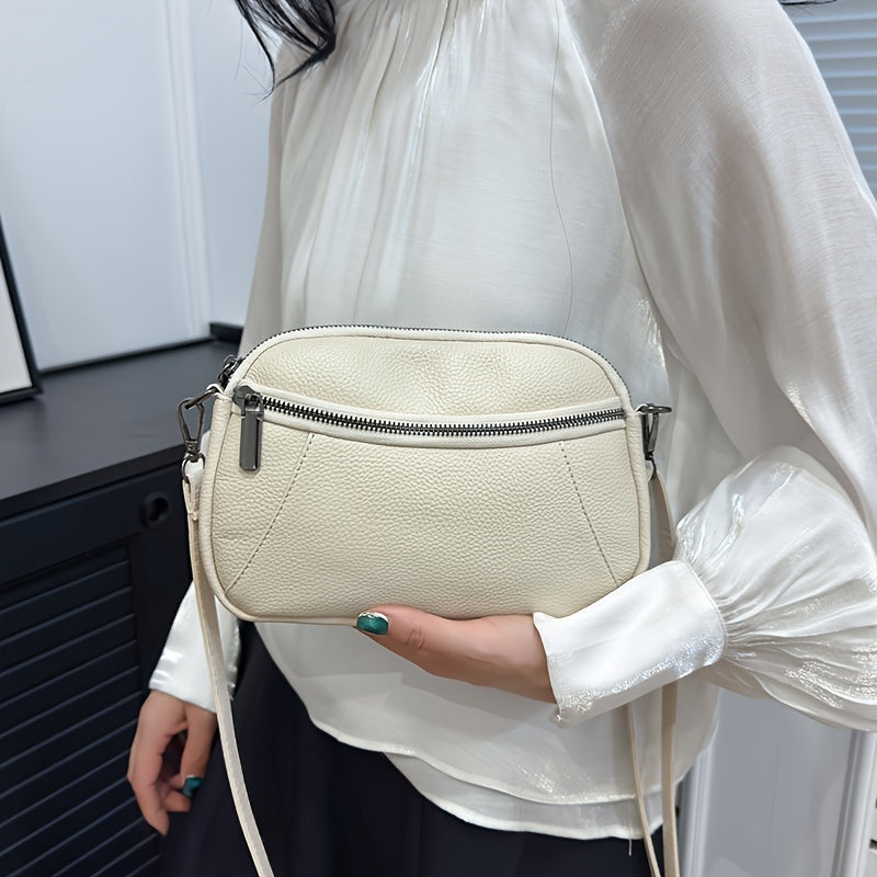 Klassisch Schicke Leder Crossbody – Klassisch und Funktional