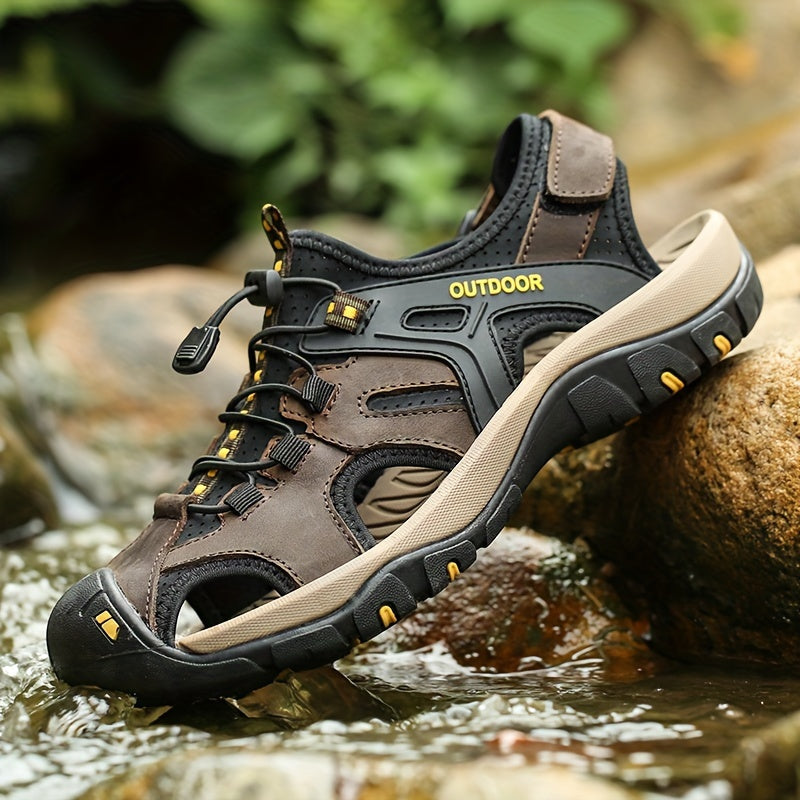 Herren Premium Leder Fischer Sandalen – Bequem & Haltbar