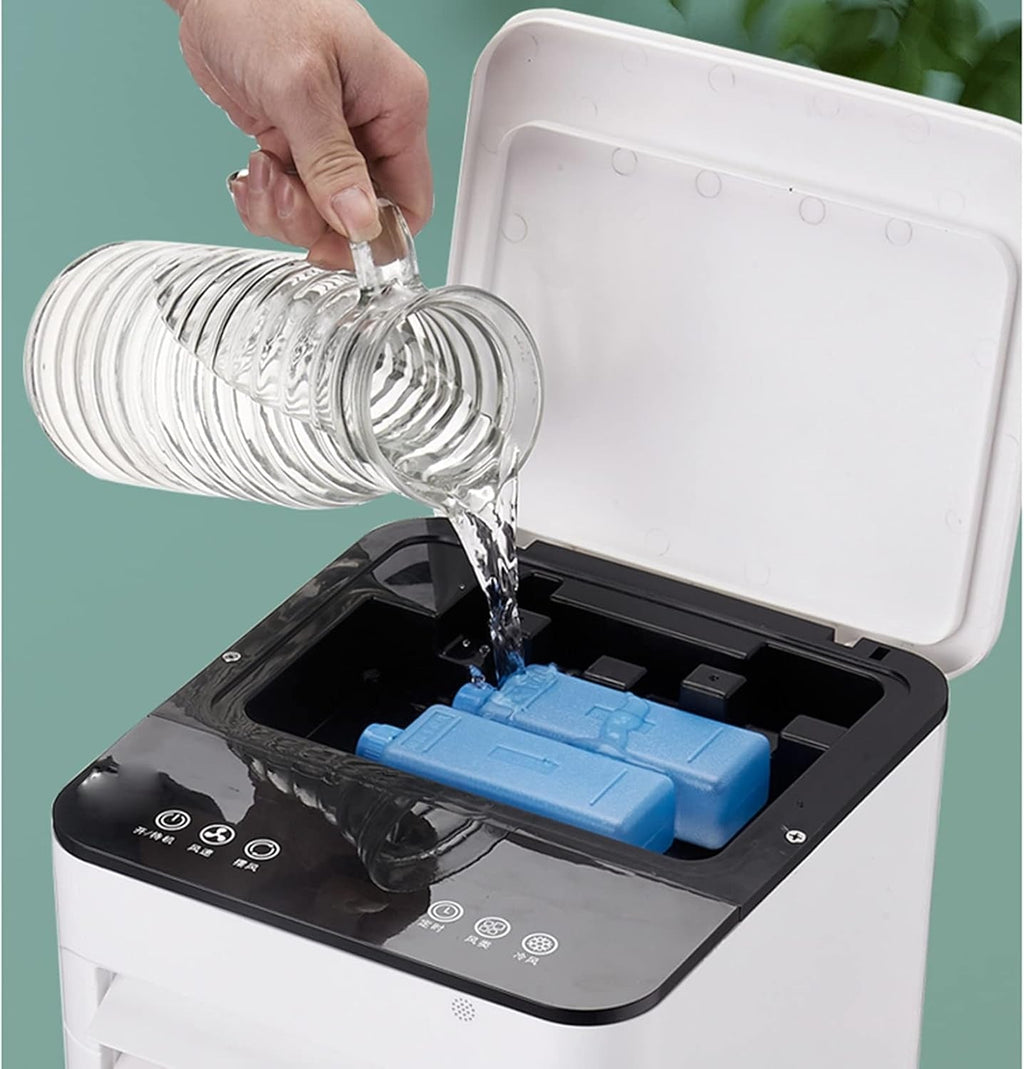 Mobile Luftkühler ohne Abluftschlauch – 3-in-1 Luftkühler mit Luftbefeuchter & Luftreiniger