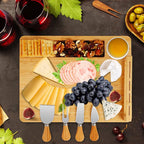 BambooServe Käsebrett Set – Elegant und Funktional Genießen