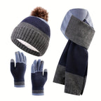 Modisch Winterset - Mütze, Schal und Handschuhe für Kalte Tage