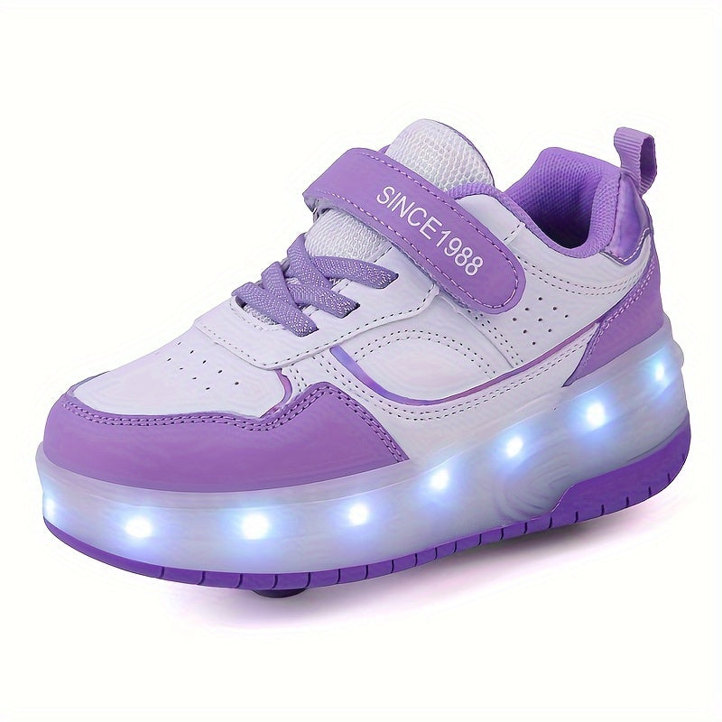FlashRider Leuchtende Rollschuh-Sneakers – Ideal für Kinder mit Lichterspektakel