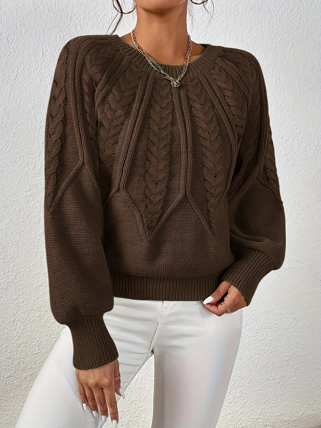 Eleganter Pullover mit langen Ärmeln