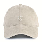 HeartBeat Vintage Kappe – Lässig und Verstellbar