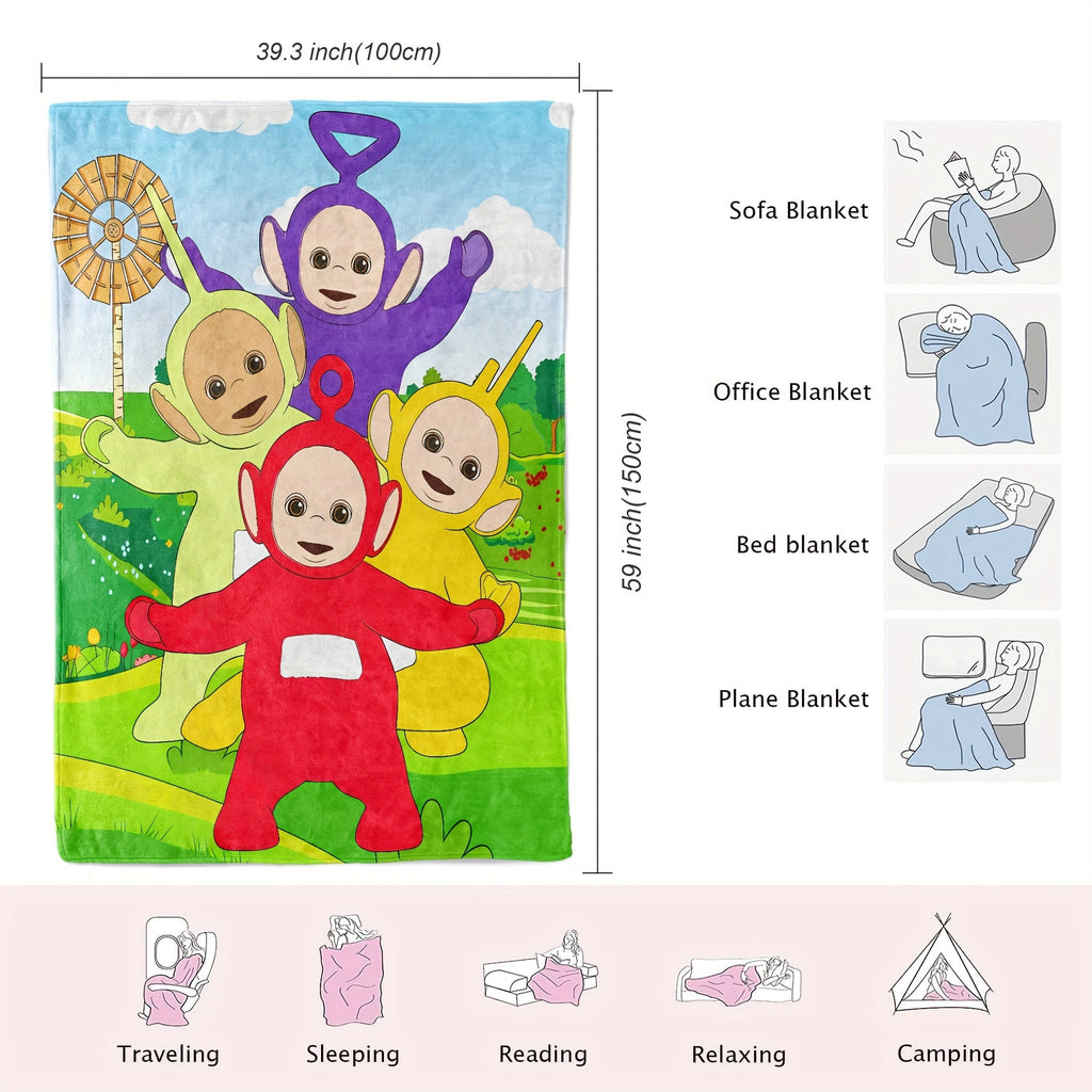 Teletubbies Decke – Für Kinder, Weich und Flexibel
