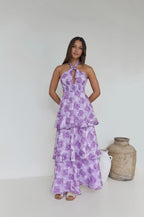 Lover – Maxikleid mit Neckholder und Cut-outs