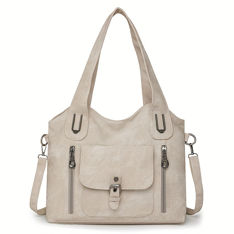 Vintage Chic Schultertasche – Funktional und Elegant