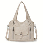 Vintage Chic Schultertasche – Funktional und Elegant
