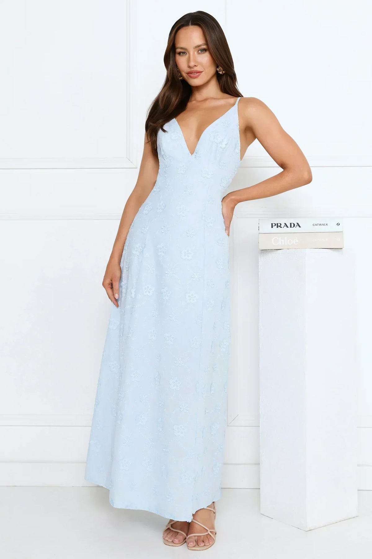 Soft – Maxikleid mit Stickerei