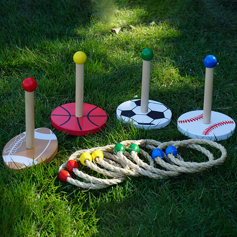SportRing Wurfspiel Set – Lustiges sowie Interaktives Spiel für Draußen