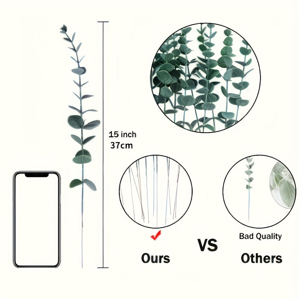 EverGreen Künstliche Eukalyptus-Stängel – Natürlich sowie Nachhaltig
