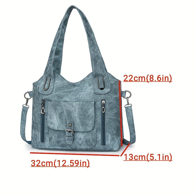 Vintage Chic Schultertasche – Funktional und Elegant