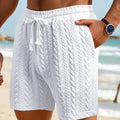 Lässige Herren Shorts Jacquard – Luftig und Elegant