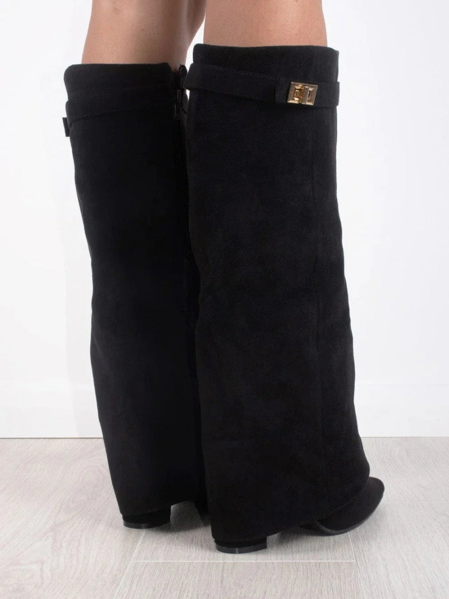 Luxe Wildleder Overknee Stiefel für Damen – Komfort sowie Klasse