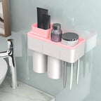 ToothCare – Praktischer Zahnbürstenhalter inklusive Zahnpastaspender