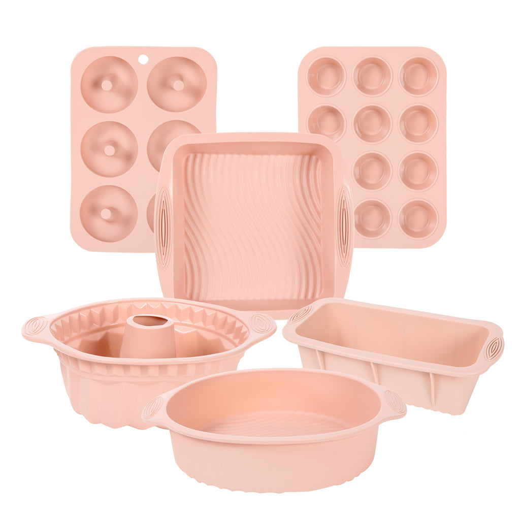 Komplettes Silikon-Backformen-Set – Flexibel, Haltbar und Einfach zu Benutzen