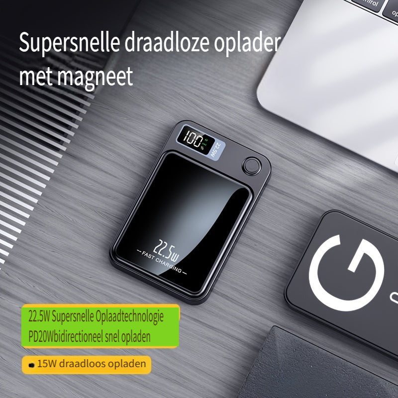 Magnetische Powerbank – Ultradünn inklusive Superschneller Drahtloser Ladetechnologie