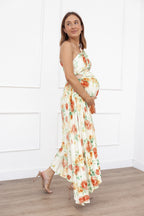 Kleo -Maxikleid mit One-Shoulder-Design und Cut-outs