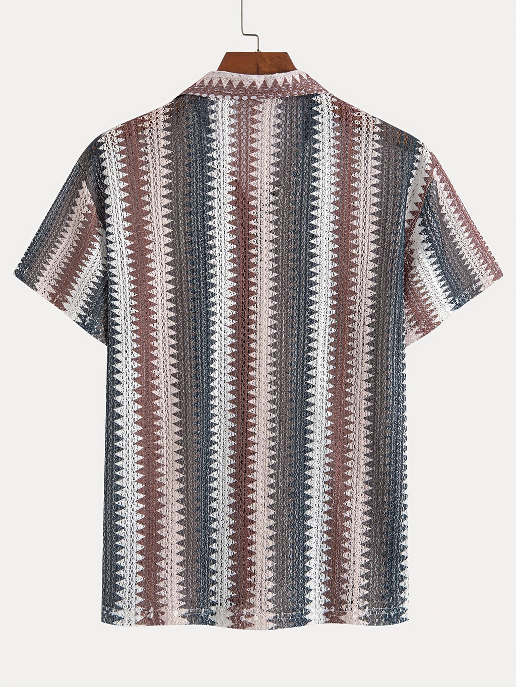 Herren Sommer Lässig Kurzarmshirt – Gewebter Stoff für einen Frischen Look