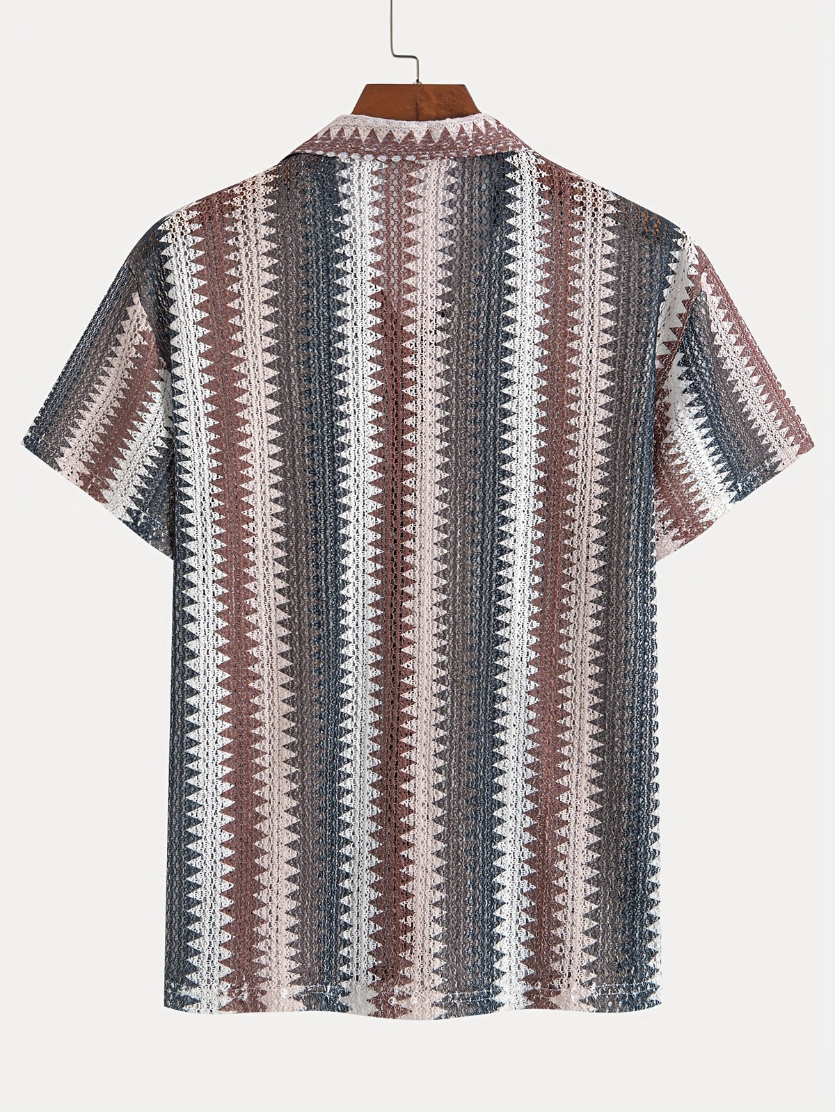 Herren Sommer Lässig Kurzarmshirt – Gewebter Stoff für einen Frischen Look