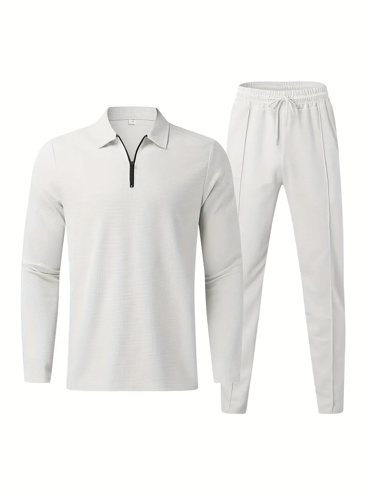 WaveComfort Lässiges Waffelmuster Set - Modisch und bequem für jeden Moment