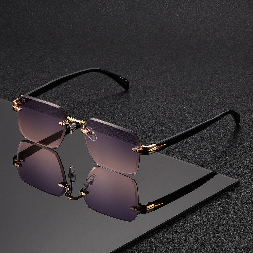 Randlose Quadratische Brille für Herren – Eleganz sowie Komfort in Einem