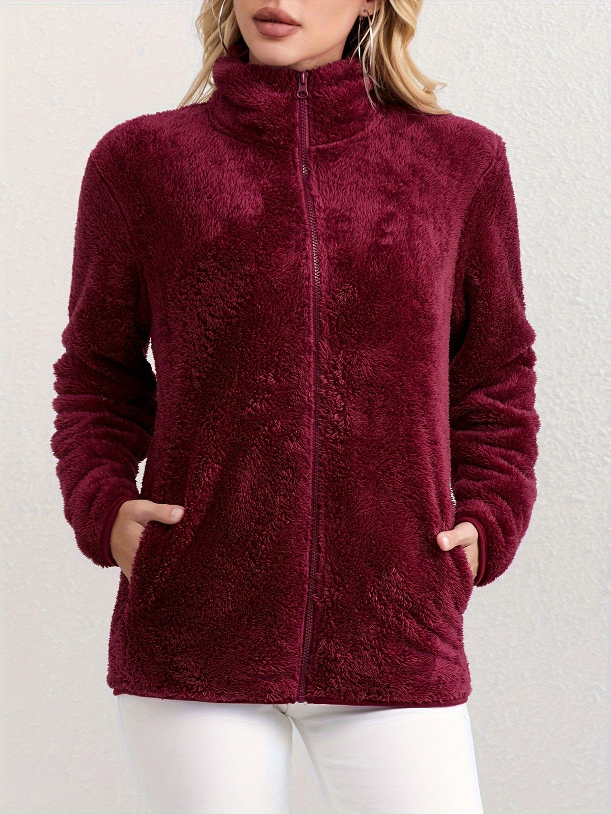 Sanne Teddy Fleece Jacke – Weich sowie Bequem für Kalte Tage