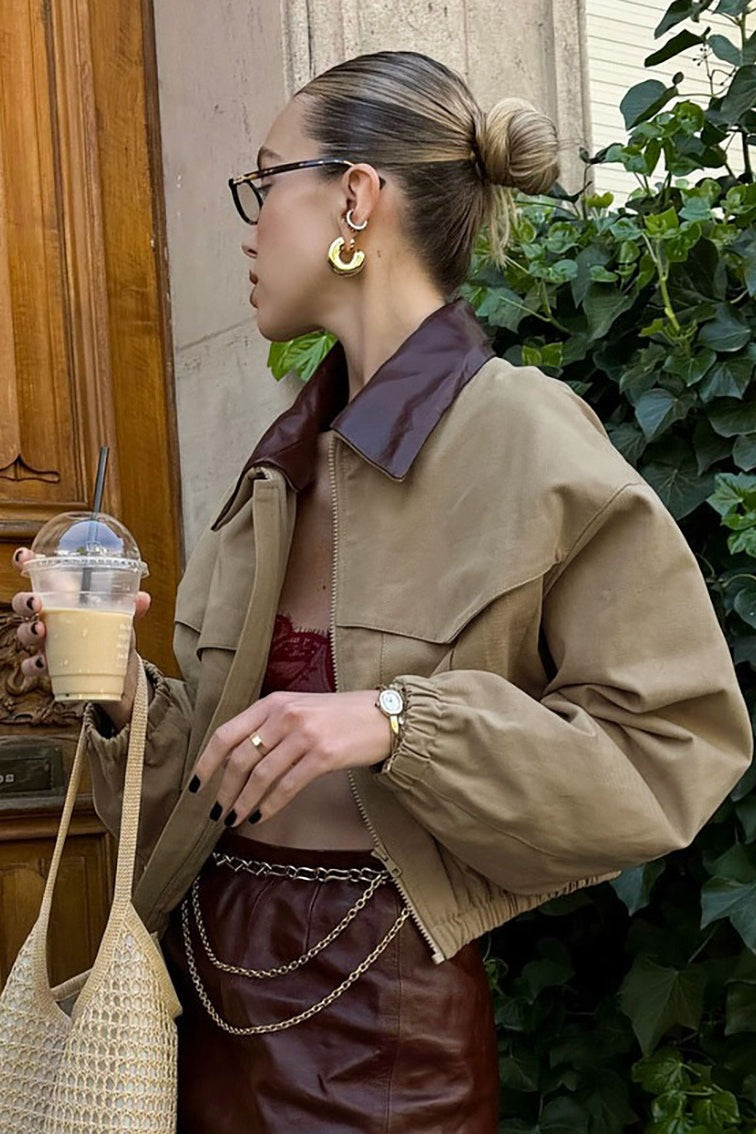 Locker geschnittene Jacke