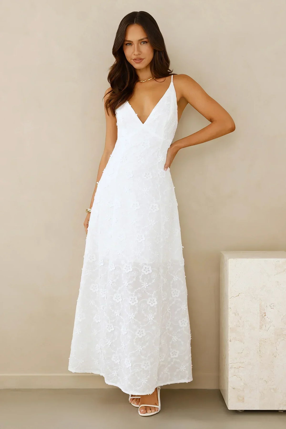 Soft – Maxikleid mit Stickerei