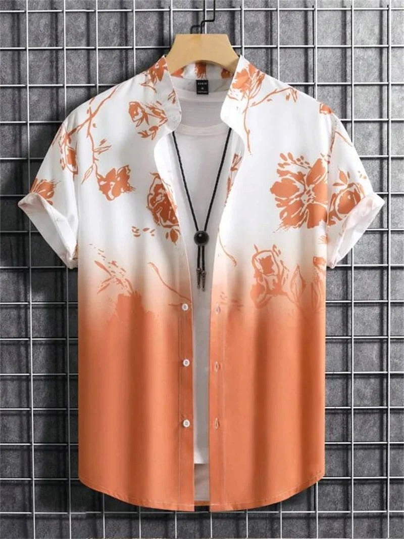 TropicWave Palmprint Hemd – Frisch und Elegant für Herren