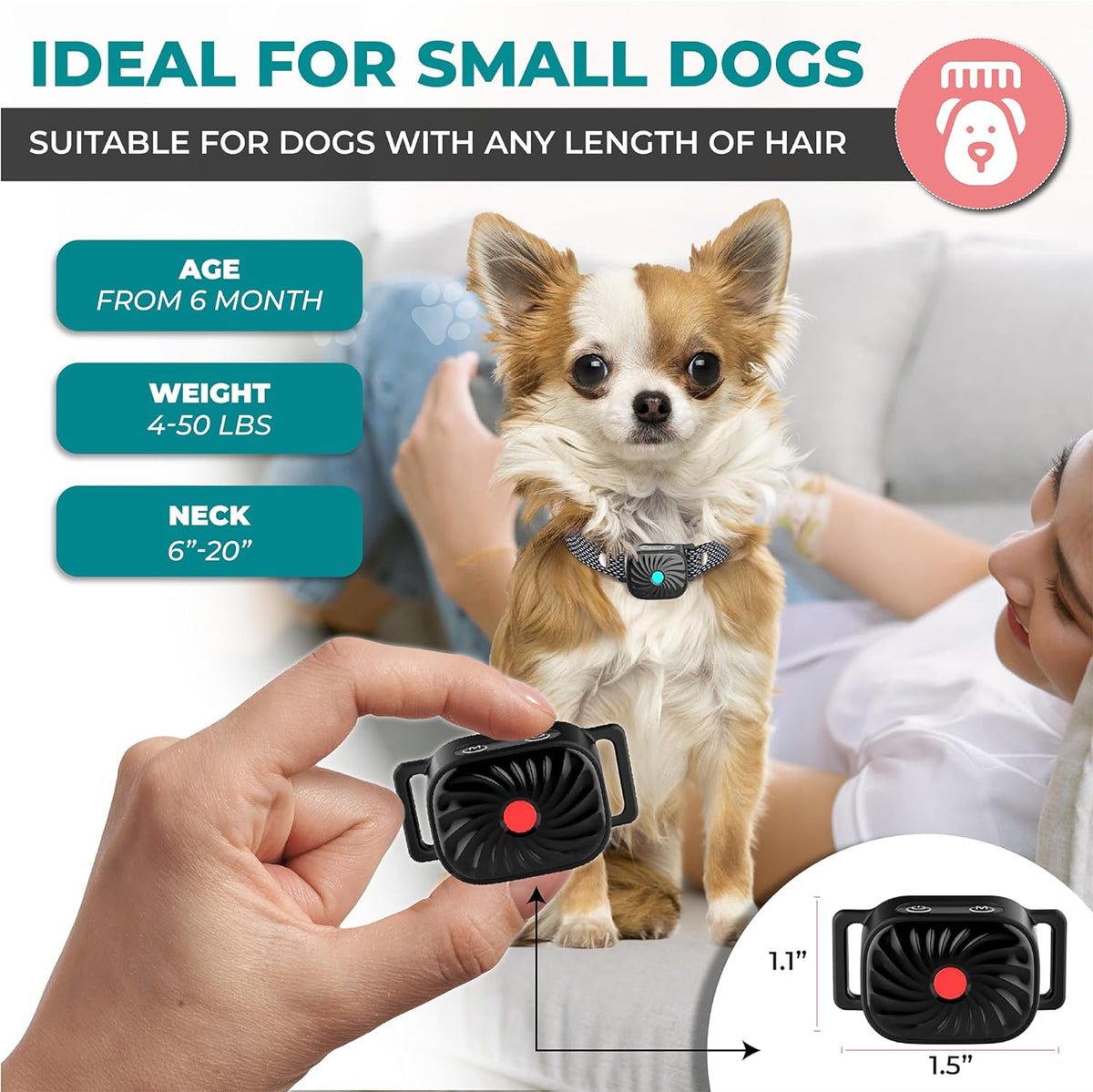 CalmPet Anti-Bell Halsband – Bequem und Stressfrei