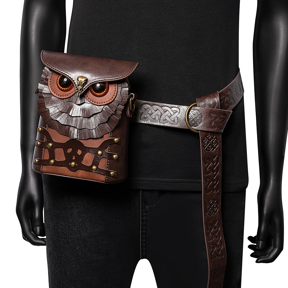 Steampunk Eule Mini Umhängetasche – Modisch und Funktional