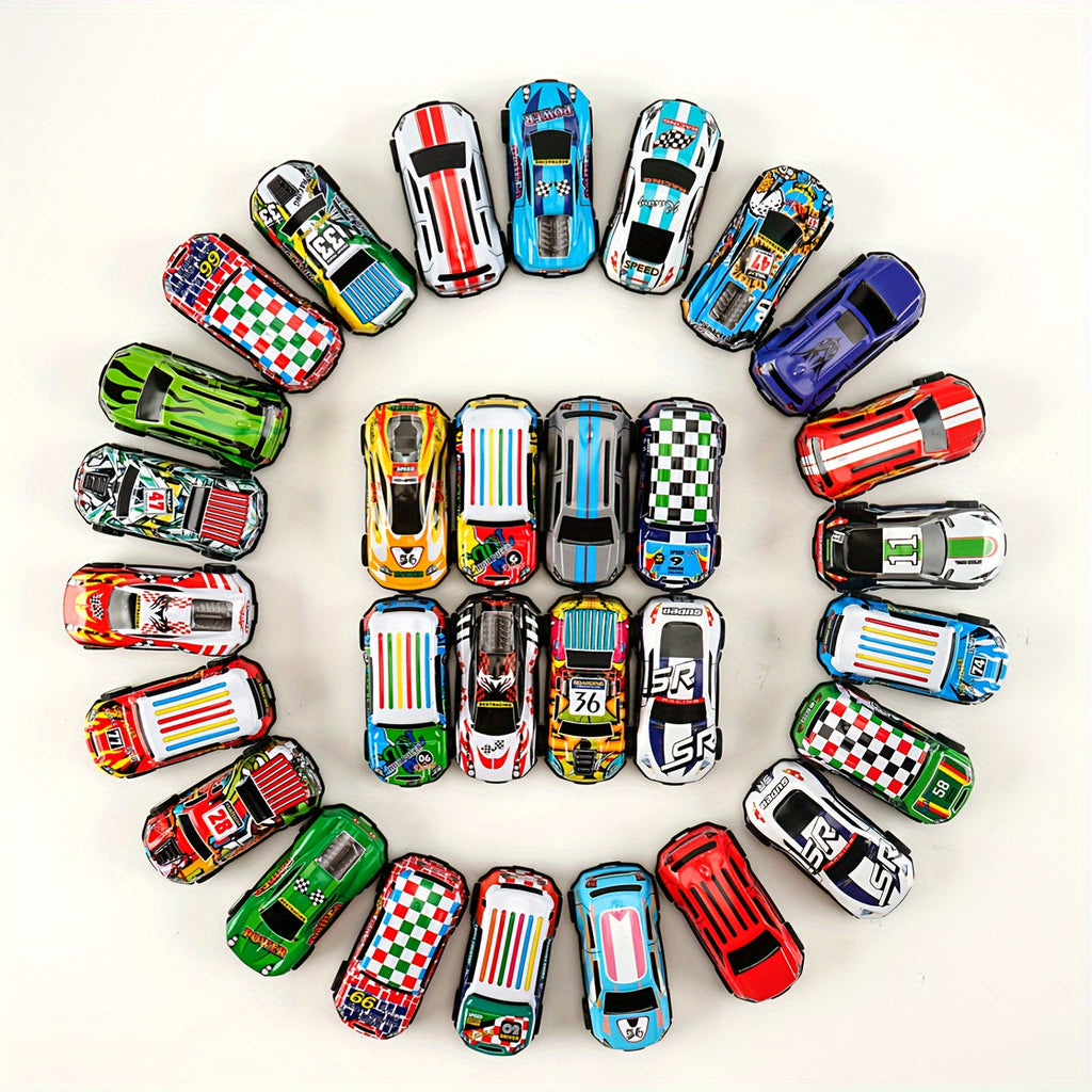 Dynamisches Spielzeug-Auto-Set mit 50 Autos sowie Aufbewahrungsbox – Perfektes Geschenk für Kinder