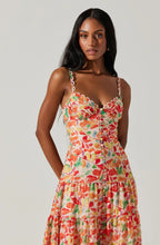 Tazia – Maxikleid mit Volants und Smok-Einsatz