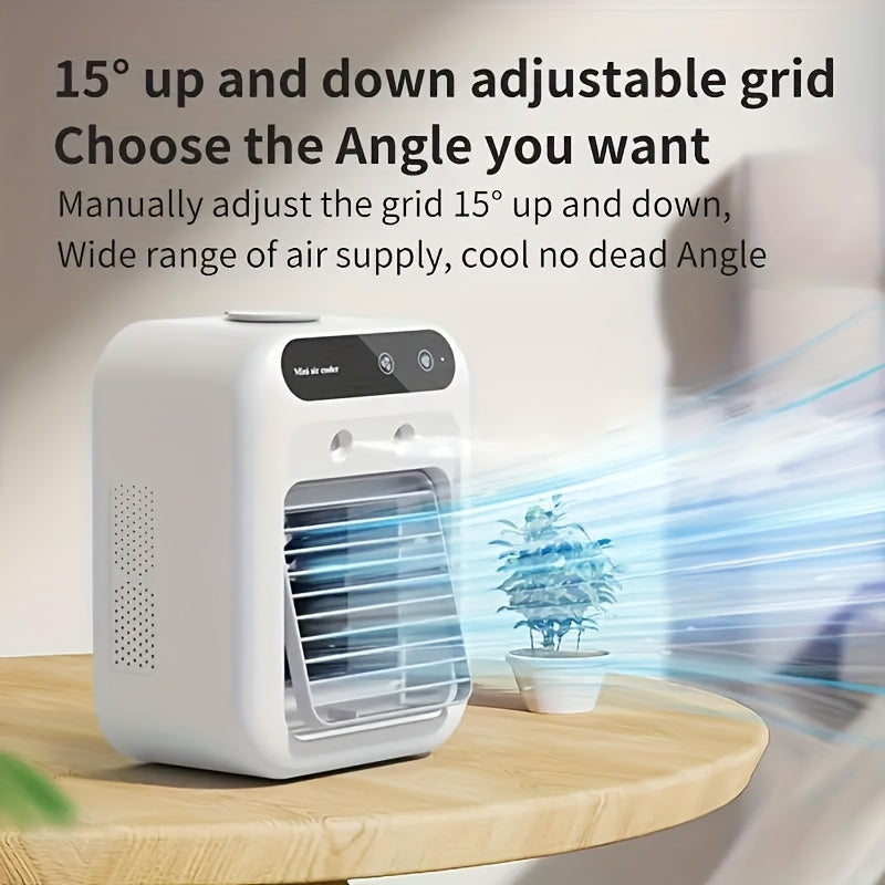Portabler Mini-Klimaanlage: All-in-One Luftbefeuchter & Ventilator