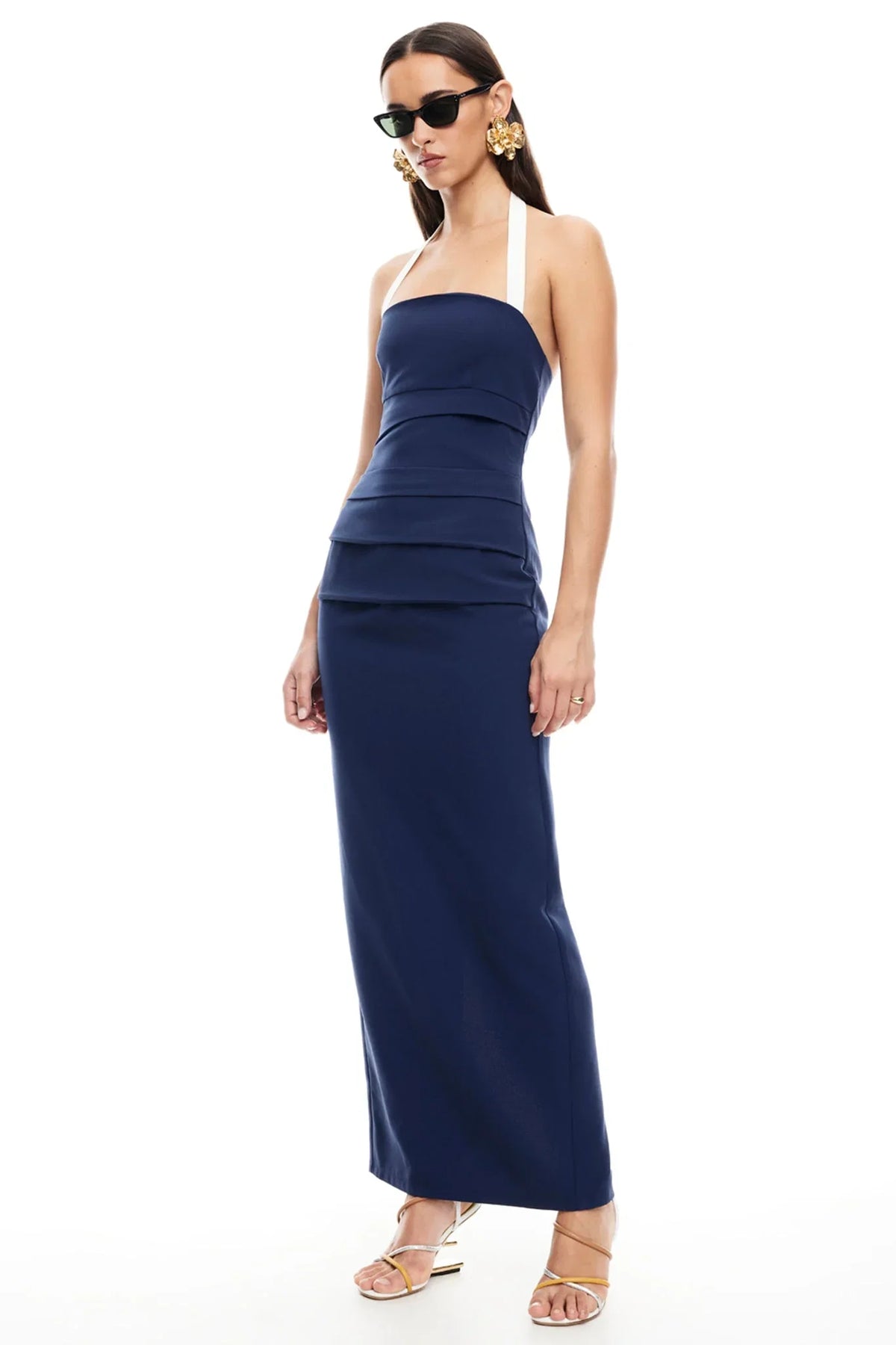 Maxikleid mit Neckholder