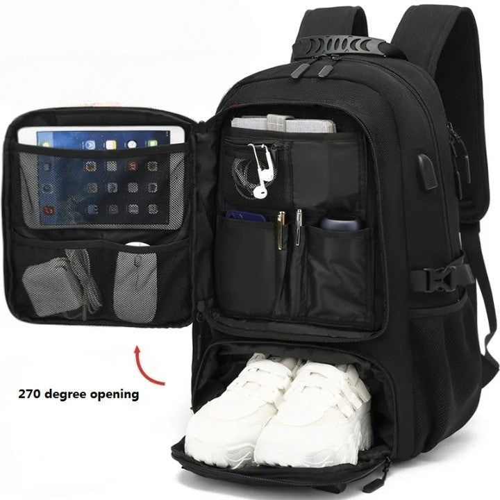 TechTrek Pro Explorer Rucksack – Großzügig und Smart Vernetzt