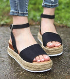 Damen Plattform Espadrille Sandalen – Stilvolles sowie bequemes Sommer-Schuhwerk