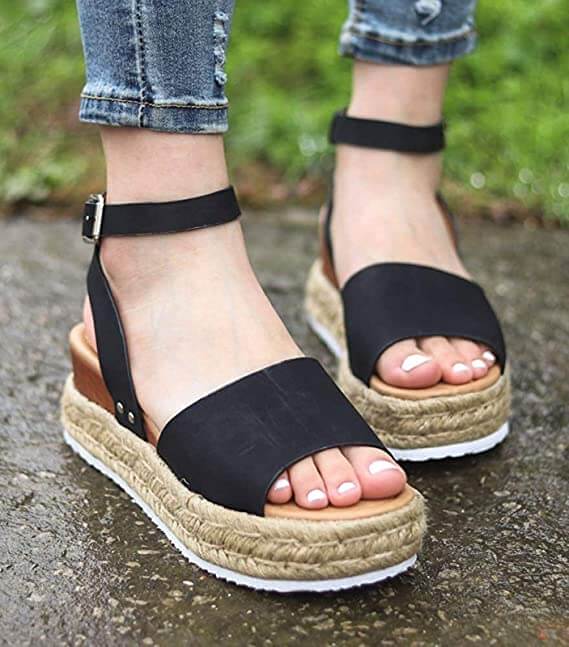 Damen Plattform Espadrille Sandalen – Stilvolles sowie bequemes Sommer-Schuhwerk