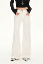 Figurbetonte Jeans in Weiß