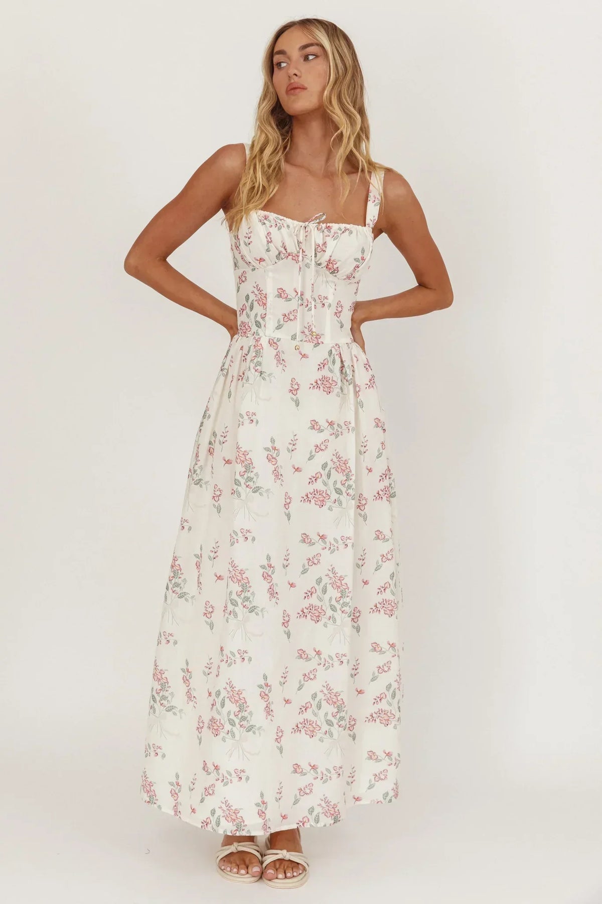 Seen – Maxikleid mit Blumenmuster