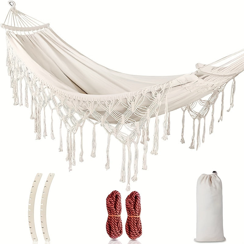 Tusheng Boho Hängematte – Entspannen in Farbe und Komfort