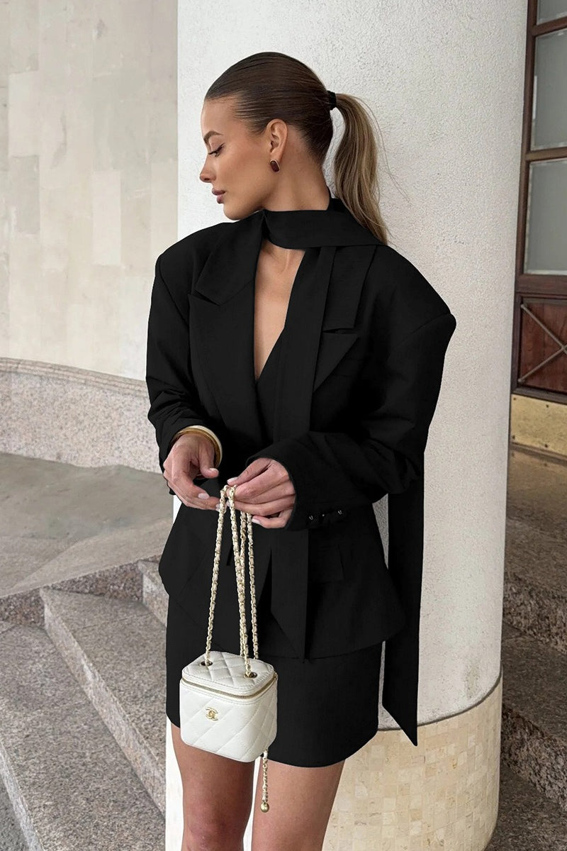 Blazer mit Raffung