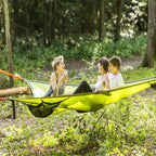 Outdoor Mehrpersonen-Hängematte mit 3-Punkt-System – Geräumig und Bequem