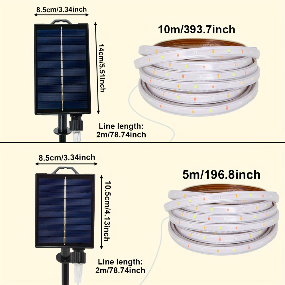 SolarGlow LED Lichterkette – Ideal für kreative Außenbeleuchtung