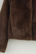 Jacke mit langen Ärmeln in Braun