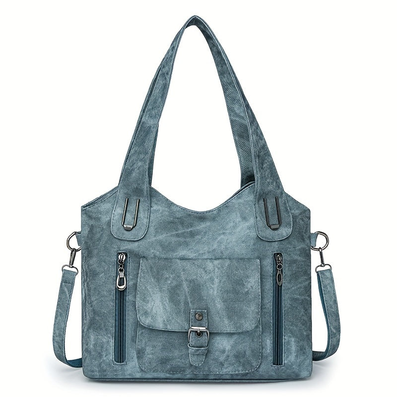 Vintage Chic Schultertasche – Funktional und Elegant